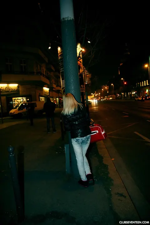 Tall European Blonde Fucked Outdoors and Jizzed On – photo 2 of 21