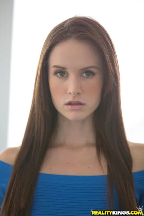 Jayden Taylors: Brunette with Small Enhanced Tits Lifts Her Skirt and Spreads – photo 1 of 16