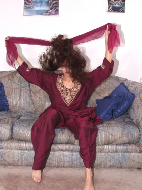 Indian Redhead Undresses and Spreads Her Hairy Pussy – photo 4 of 12