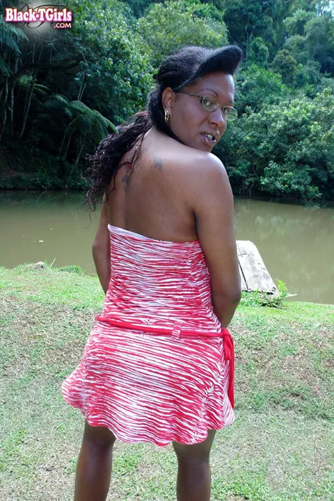 Brazilian Trans Woman Strips Nude and Shows Her Figure – photo 3 of 16