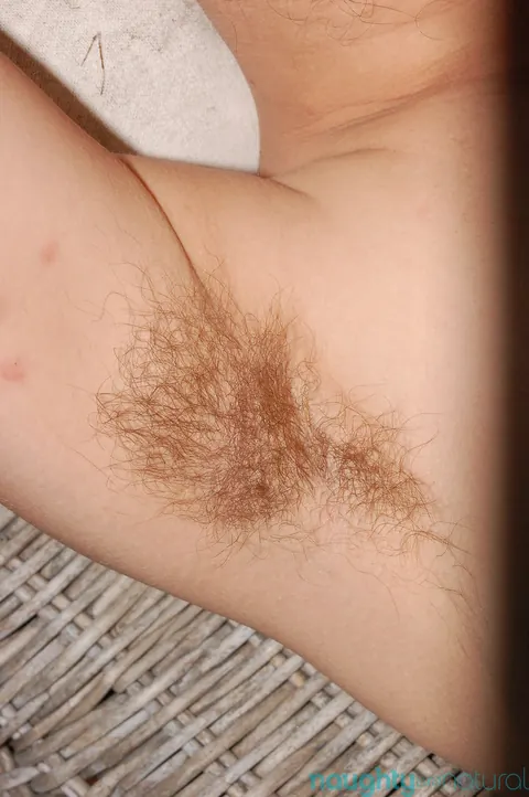 Amateur with Short Hair Spreads Her Hairy Pussy Outdoors – photo 15 of 21