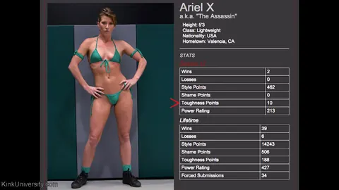 Ariel X & Izamar Gutierrez: Two Latina MILFs Wrestle in Bikinis and Bondage – photo 12 of 16