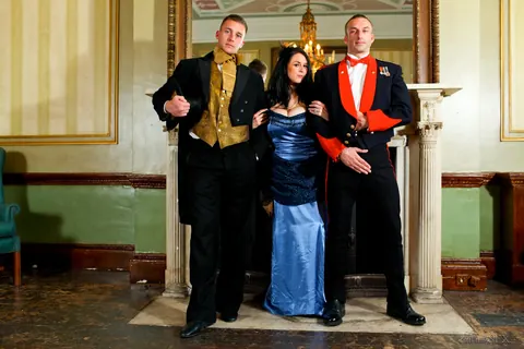 Louise Jenson: British Brunette in Costume Has Threesome Sex – photo 9 of 15
