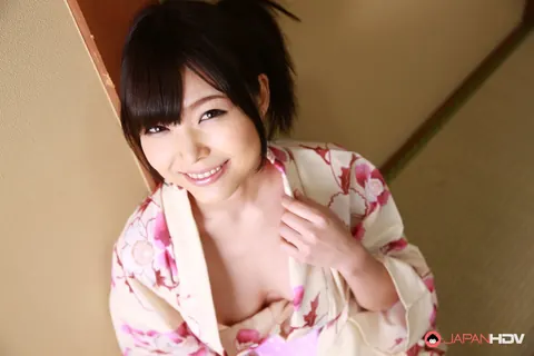 Shino Aoi: Japanese Brunette Strips Out of Her Kimono in the Bathroom – photo 6 of 15