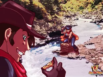 Animated Redhead Trans Woman Gets Her Ass Stuffed