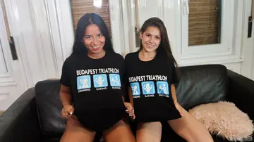 Serina Gomez – Latina Brunettes Undress for a Threesome