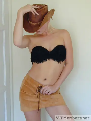 Thick Blonde Strips Out of Her Skirt in Nude Debut