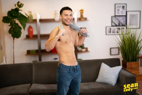 Guy Strips Nude and Displays His Chest and Ass – photo 3 of 10