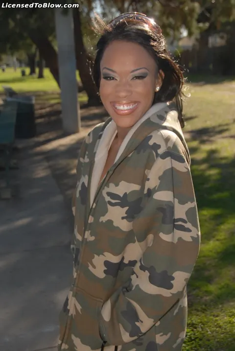Scarlett Mei Dior: Ebony Brunette Sucks and Fucks Doggy Style Outdoors – photo 19 of 21