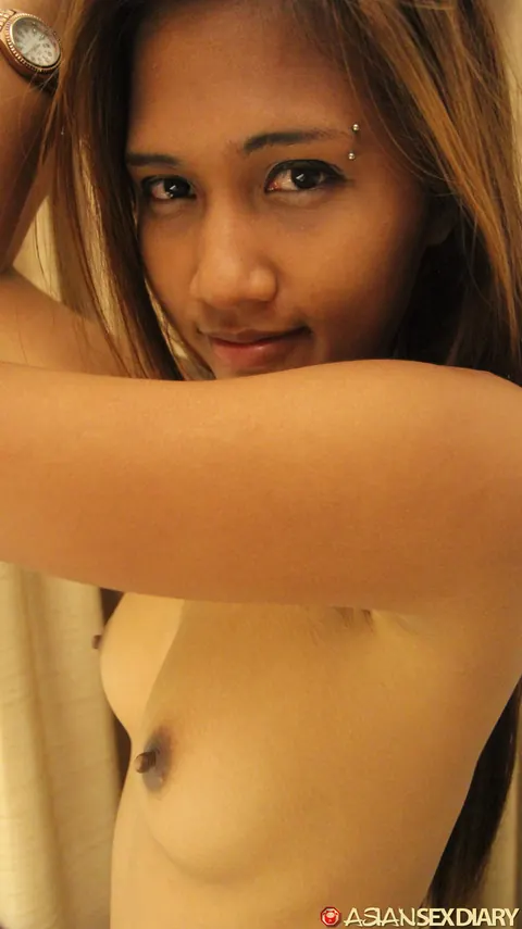Asian Redhead with Hairy Pussy Takes a Creampie While Fucking – photo 15 of 15