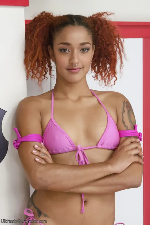 Daisy Ducati: Tall Redhead and Petite Ebony Latina Finger and Lick – photo 5 of 20