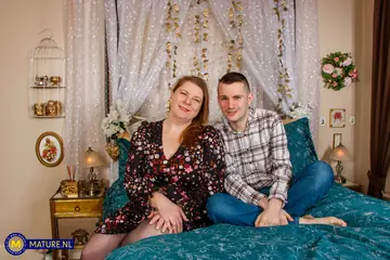 Curvy British MILF Undresses and Fucks Her Partner