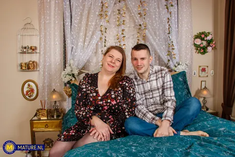 Curvy British MILF Undresses and Fucks Her Partner – photo 1 of 21