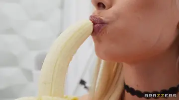Kay Lovely – Tall Blonde Sucks Cock and Rides Two Men Cowgirl Style