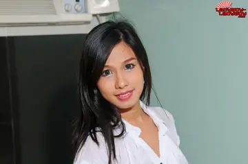 Asian Trans Woman Strips Naked and Poses Fully Nude