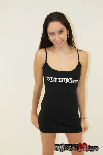 Latina with Small Natural Tits Gives a POV Blowjob