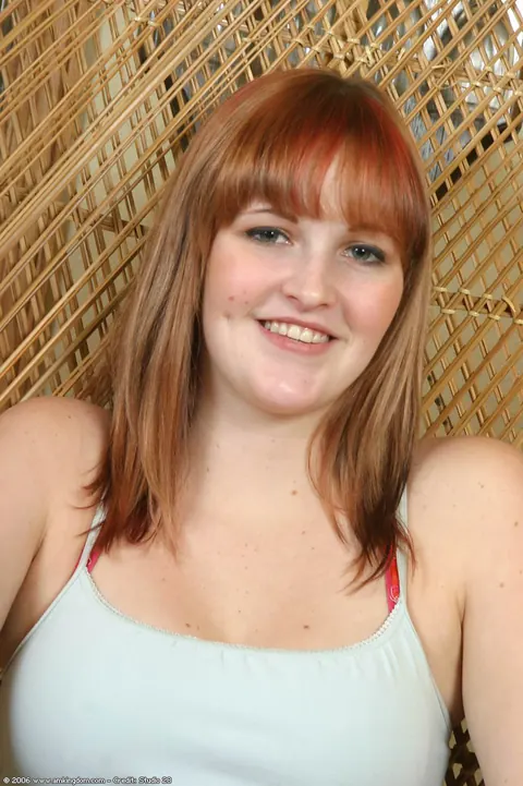 Slim Redhead in Lingerie Strips and Spreads Her Trimmed Pussy – photo 1 of 21