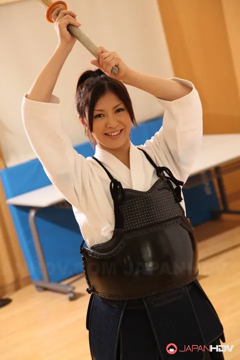 Jun Sena: Busty Japanese Brunette Undresses and Shows Her Natural Tits – photo 6 of 15