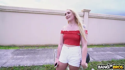 Chloe Marie: Slim Blonde Takes Anal Doggy Style in the Car Back Seat – photo 5 of 21