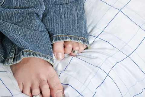 Asia Levy: Hairy Asian Brunette Fingers Herself in Jeans – photo 8 of 16