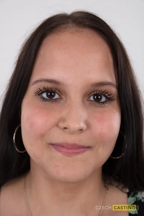 Jennifer Mendez: Czech BBW Brunette Stands Nude and Shows Her Body – photo 1 of 20