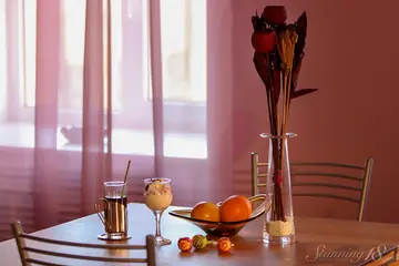 Brunette Lifts Her Skirt and Spreads Her Pussy in Socks