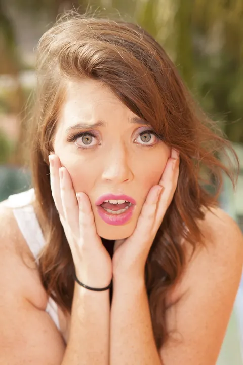 JORDAN KENNEDY: Brunette Strips Outdoors and Takes a BBC Facial – photo 3 of 17