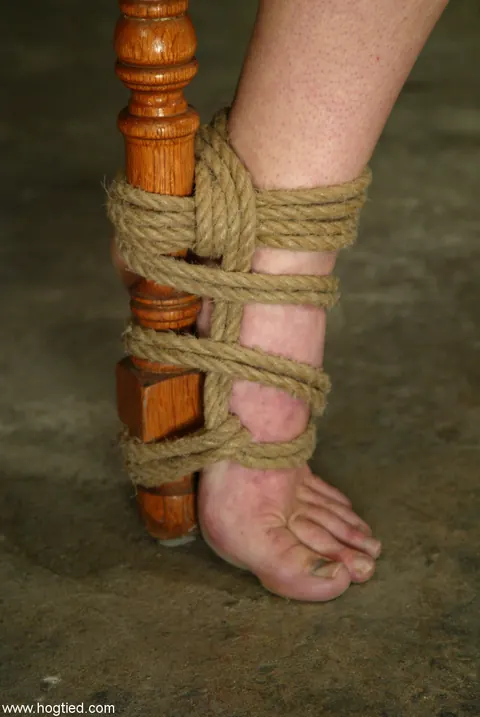 trixie kitten: Woman Bound in Rope Bondage Poses Nude – photo 3 of 21