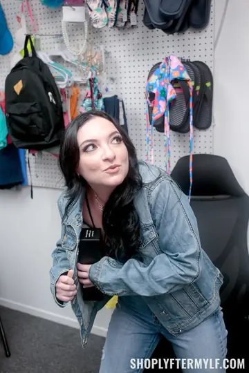 Jamie Michelle – Pale Busty MILF in Jeans and Uniform Sucks Off Two Men