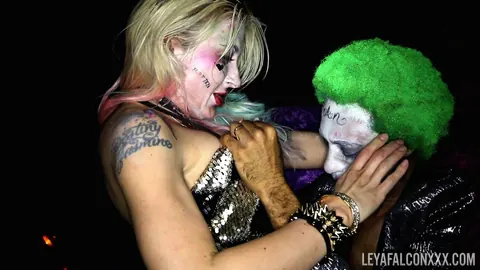 Leya Falcon: Tattooed Blonde BBW Takes BBC in Cowgirl for Halloween – photo 11 of 21