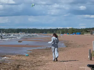 Anna Lacey – Tall Redhead Enjoys Oral and Doggy Sex on the Beach