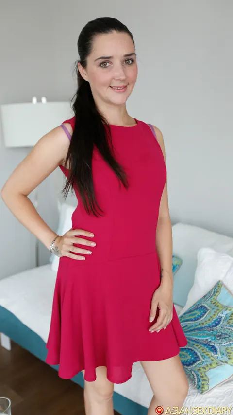 Petite Brunette Strips and Fucks Her Man – photo 2 of 21