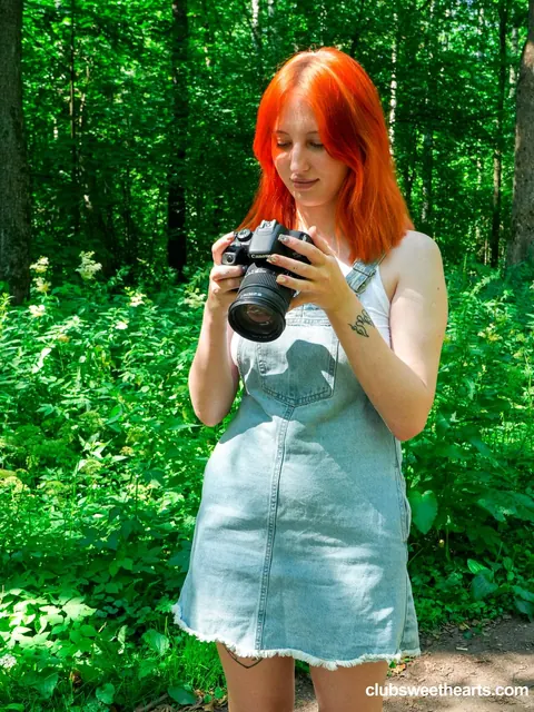Emma Korti: European Redhead and Brunette Share a Cock in a Threesome – photo 1 of 21