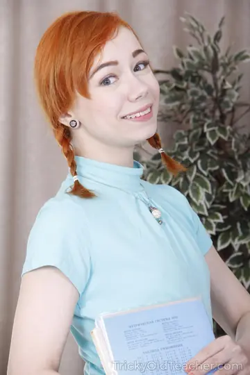 Kira Roller – Redhead in Stockings and Socks Takes Anal and Cowgirl