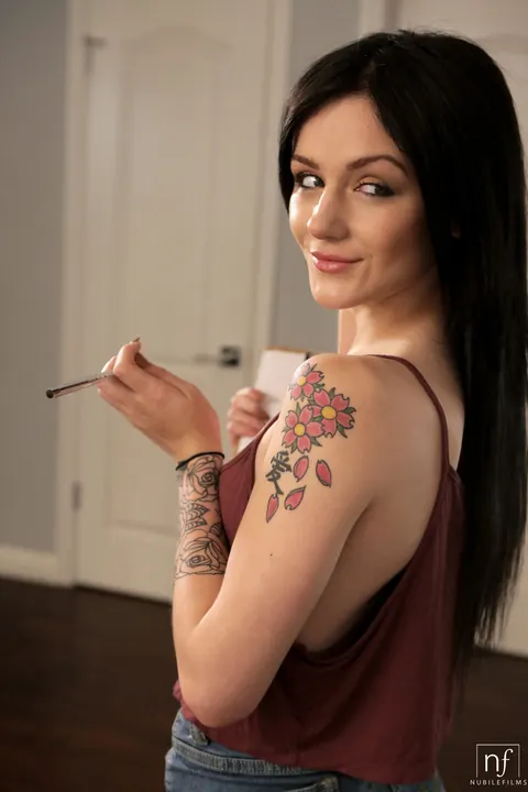 Rosalyn Sphinx: Petite Brunette Fucks Her Boss Doggy in the Kitchen – photo 6 of 20