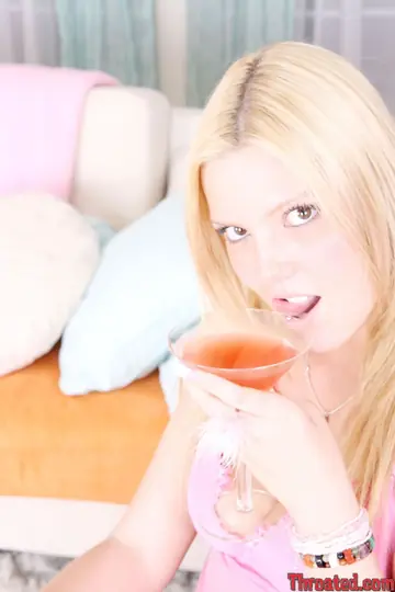 Barbie Love – Blonde with Big Tits Gives a POV Blowjob and Swallows