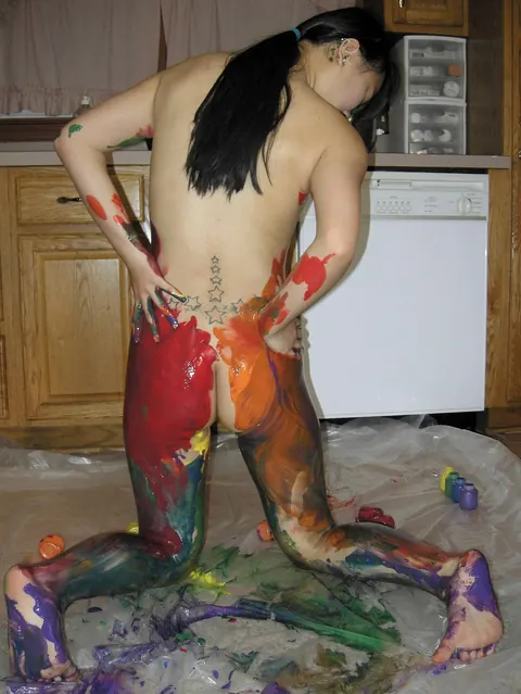 Petite Asian Woman Poses Nude in the Kitchen – photo 7 of 21
