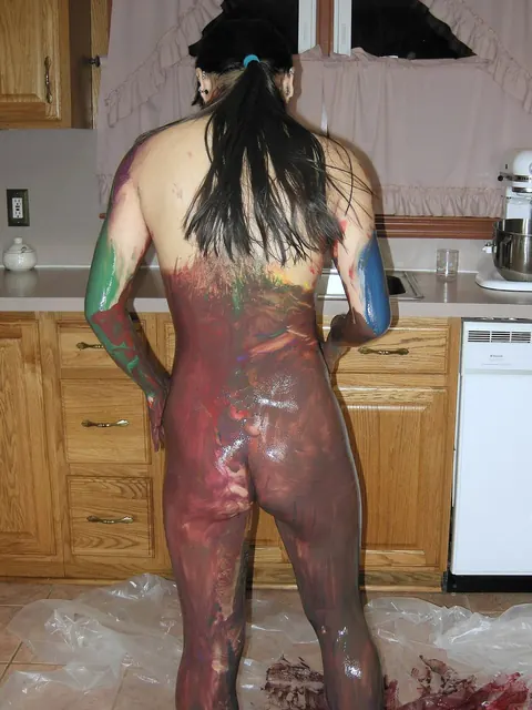 Petite Asian Woman Poses Nude in the Kitchen – photo 21 of 21