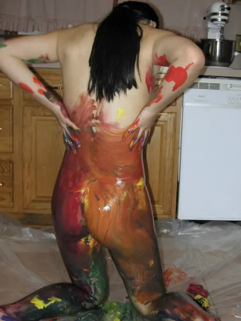 Petite Asian Woman Poses Nude in the Kitchen – photo 9 of 21