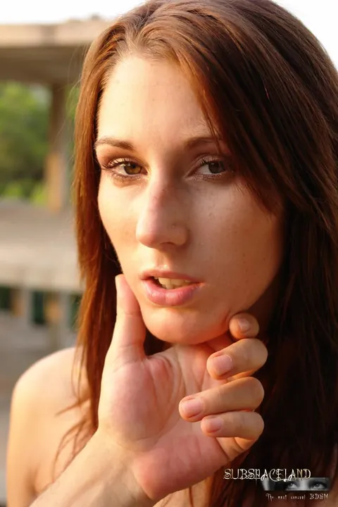 Caroline Fox: Tall Woman in Glasses Bound and Fucked Outdoors – photo 15 of 16