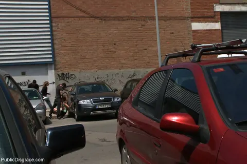 Yakima Squaw: Redhead in a Skirt Deepthroats and Takes Anal Outdoors in Bondage – photo 17 of 21