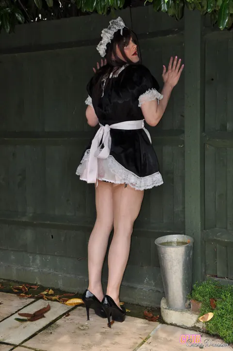 Trans Woman Sheds Her Lingerie and Poses Fully Nude – photo 11 of 16