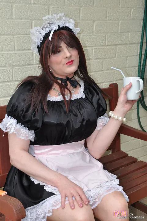 Trans Woman Sheds Her Lingerie and Poses Fully Nude – photo 2 of 16