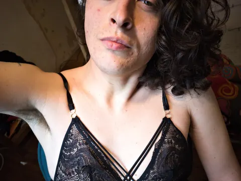 Trans Woman Discards Her Lingerie and Stands Nude – photo 13 of 15