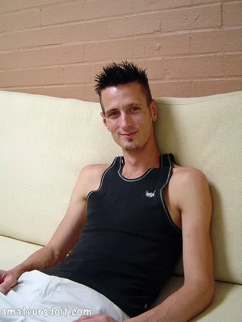 Slim Guy Strips and Teases in the Bathroom – photo 10 of 21