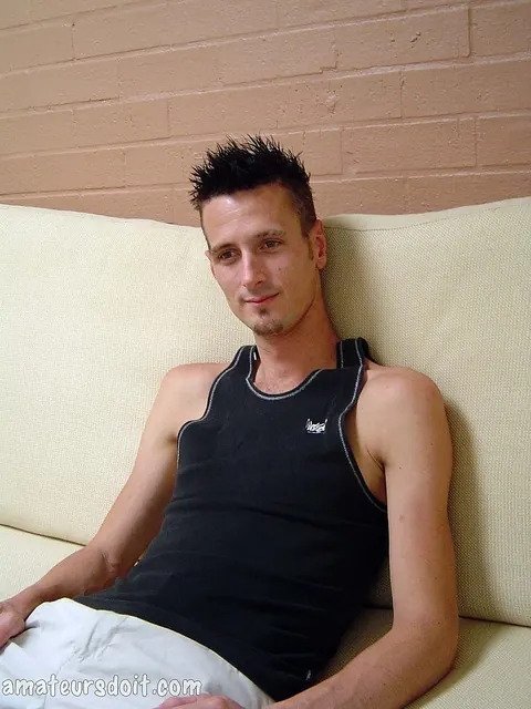 Slim Guy Strips and Teases in the Bathroom – photo 11 of 21