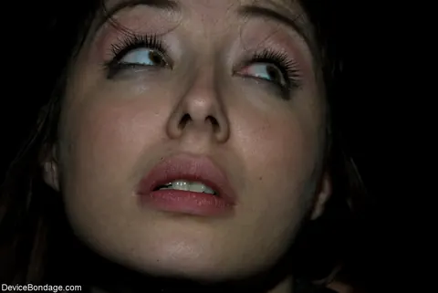 Brunette in Bondage Uses a Dildo and Spreads Wide – photo 3 of 20