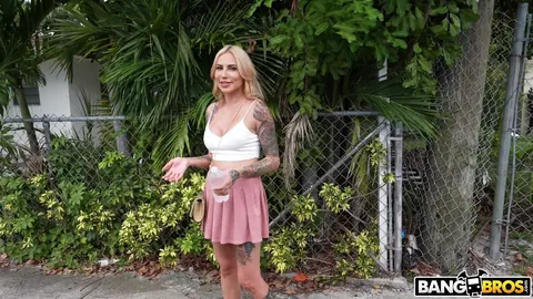 Mayara Lopes: Tattooed Latina Takes a Big Black Cock Doggy Style Outdoors – photo 4 of 21