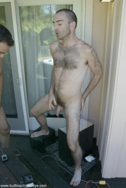 Hairy Man Bound and Teased with a Dildo – photo 21 of 21