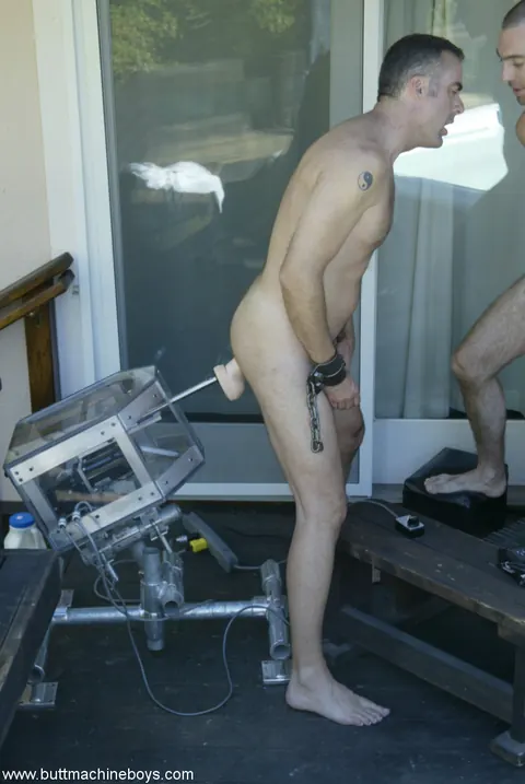 Hairy Man Bound and Teased with a Dildo – photo 18 of 21